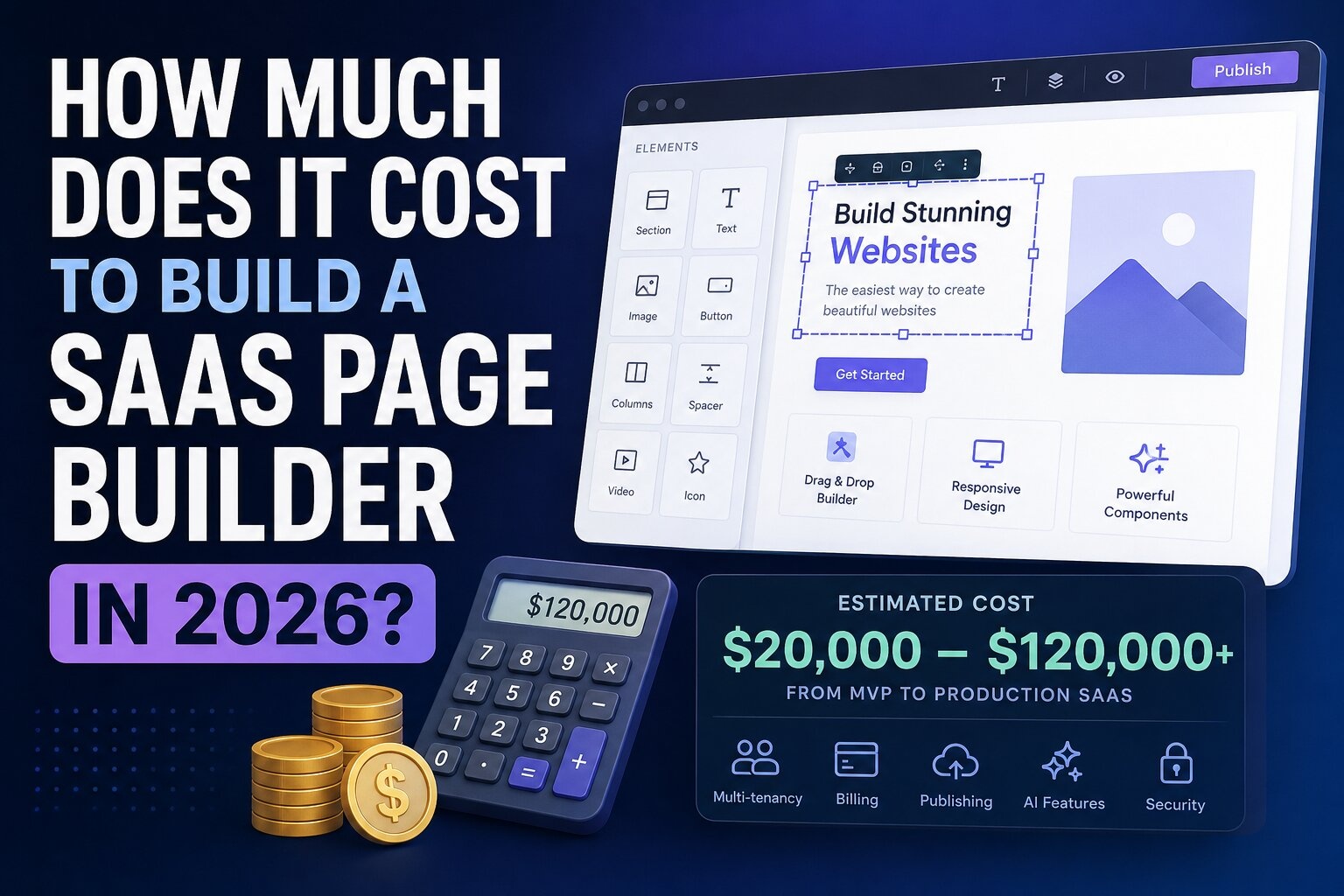 Wie viel kostet es, 2026 einen SaaS-Page Builder zu bauen?