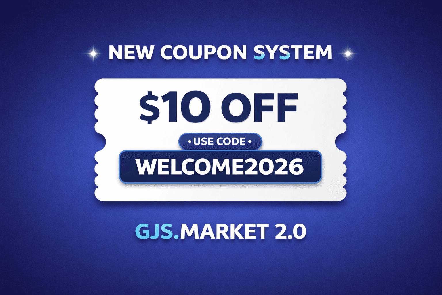 Neues Gutscheinsystem auf GJS.Market
